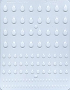 Teardrop Gems Assortment Hard Candy Mold # 5123