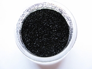 True Black (D-027) Disco Glitter Dust by Sunflower Sugar Art