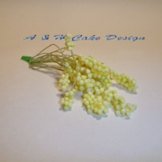 Yellow Tips & Green Stem Bobble Stamens