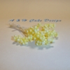 Yellow Tips & White Stem Bobble Stamens