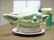 Yoda Head Cake by Tami Chitwood Yoda Head Cake by Tami Chitwood