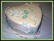 Yum Yum Anniversary Heart Cake