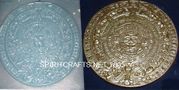 AZTEC CALENDAR PLASTER / RESIN CRAFT MOLD (13.5" DIA)