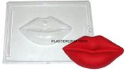 BIG LIPS PLASTER OF PARIS MOLD (6" x 3.5")