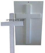 EXTRA LARGE CROSS PLASTER MOLD (15.75" HT)