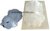 LAYING DOG PLASTER OF PARIS MOLD (8" X 3.75")