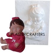 LITTLE GIRL PLASTER CASTING MOLD (7" HT)