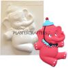 PARTY HAT ELEPHANT PLASTER MOLD (6.5" x 8")