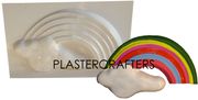 RAINBOW AND CLOUD PLASTER MOLD (12.75" x 7.5")