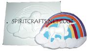 UNICORN WITH RAINBOW MOLD (10" X 7")