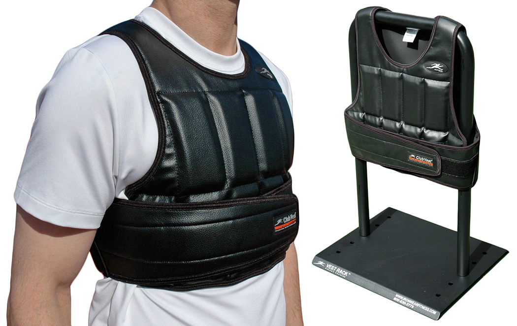 1 WEIGHT LOSS VEST* ClubVest™ (Short) Durable 1 to 21 lb. Weighted
