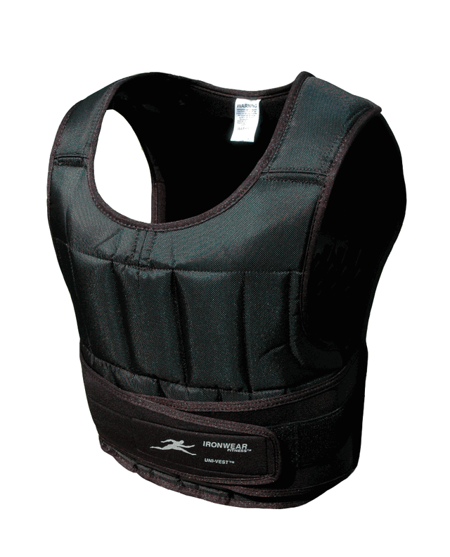 NEWEST - Black Ballistic Nylon, (short) Uni-Vest®, Soft Flex-Metal