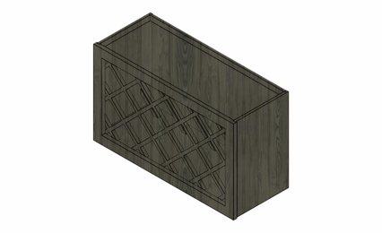 3015WR-WINE RACK:Urbandale Kitchen Cabinet
