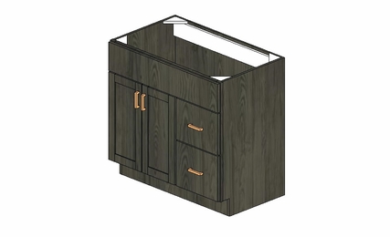 3621DR-VANITY Cabinet:Stonedale Kitchen Cabinet