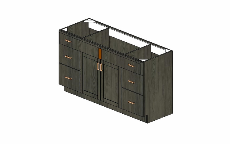 6021D-VANITY Cabinet:Stonedale Kitchen Cabinet