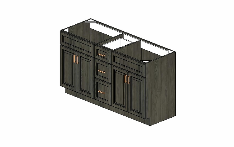 6021DD-VANITY Cabinet:Stonedale Kitchen Cabinet