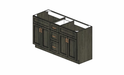 6021DD-VANITY Cabinet:Stonedale Kitchen Cabinet