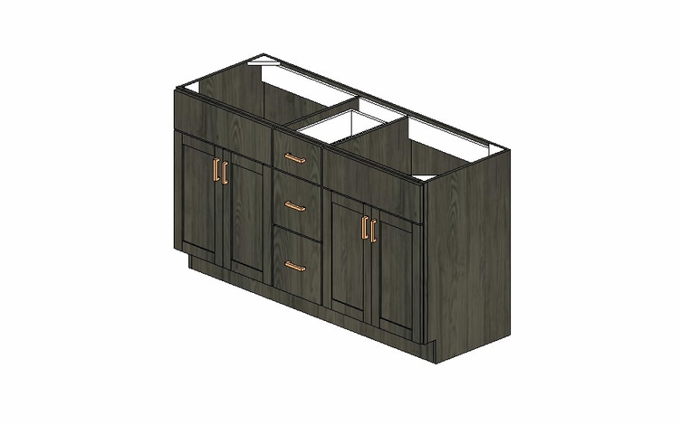 6021DD-VANITY Cabinet:Urbandale Kitchen Cabinet