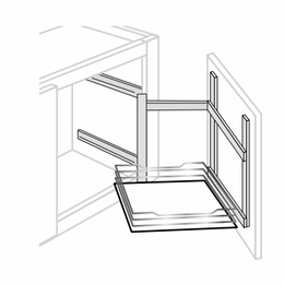 APPPULL: Above Appliance Pull Out Unit: Dover Castle RTA Kitchen Cabinet