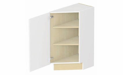 Artesia BEA12L: Angle Base Cabinet - Left Hinge Door: Assembled Kitchen Cabinets