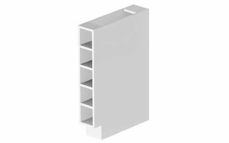 Artesia BWR6: Base Wine Rack: Assembled Kitchen Cabinets