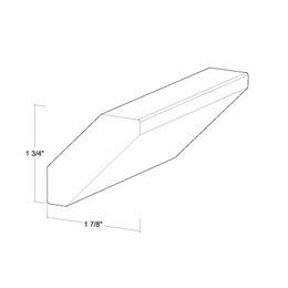 Artisan Moss CMA3A: 2 1/2" Crown Molding Angled: Assembled Kitchen Cabinets