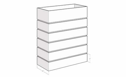 Artisan Moss RHB3042: Range Hood Beaded: Assembled Kitchen Cabinets