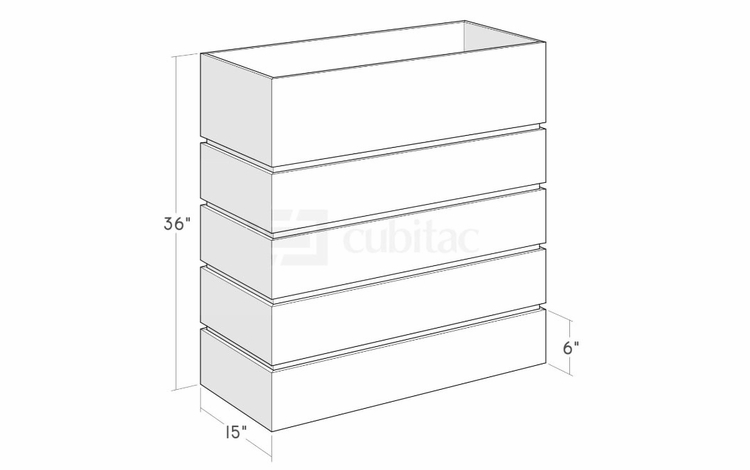 Artisan Moss RHB3636: Range Hood Beaded: Assembled Kitchen Cabinets
