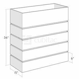 Artisan Moss RHB3636: Range Hood Beaded: Assembled Kitchen Cabinets