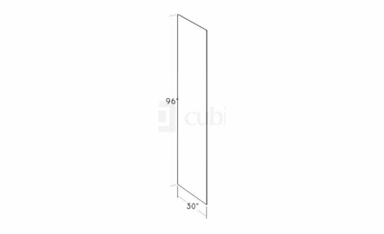 Artisan Moss UREP3096: Universal Refrigerator End Panel: Assembled Kitchen Cabinets