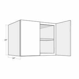 Artisan Moss W2424X24: 24" Deep Wall Cabinet: Assembled Kitchen Cabinets
