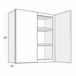 Artisan Moss W3030: 30" High Wall Cabinet: Assembled Kitchen Cabinets