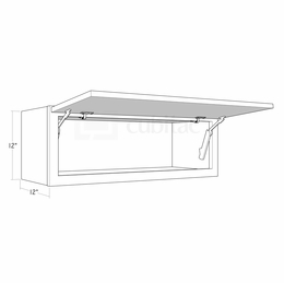 Artisan Moss W3612HD: 12" Horizontal Cabinet: Assembled Kitchen Cabinets