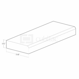 Artisan Silk SMR1C: 7/8" x 1/4" Scribe Molding With 1/16" Radius: Assembled Kitchen Cabinets