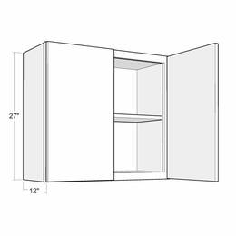 Artisan Silk W3027: 27" High Wall Cabinet: Assembled Kitchen Cabinets