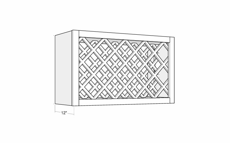 Artisan Silk WR3018: Wine Rack Cabinet: Assembled Kitchen Cabinets