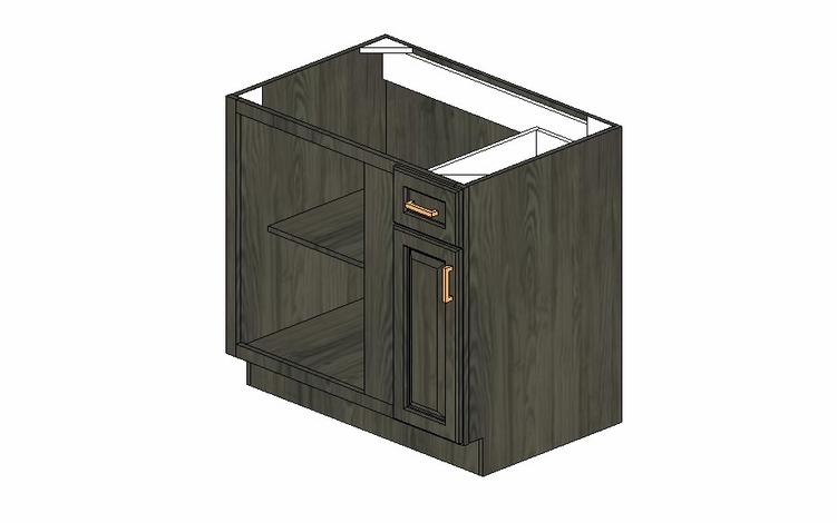 BBC36L42-BASE BLIND CORNER Cabinet:Stonedale Kitchen Cabinet