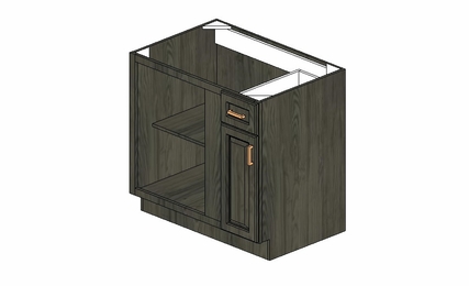 BBC36L42-BASE BLIND CORNER Cabinet:Urbandale Kitchen Cabinet