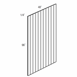 BBPQTR: Bead Board Plywood Panel: Dover Lunar RTA Kitchen Cabinet