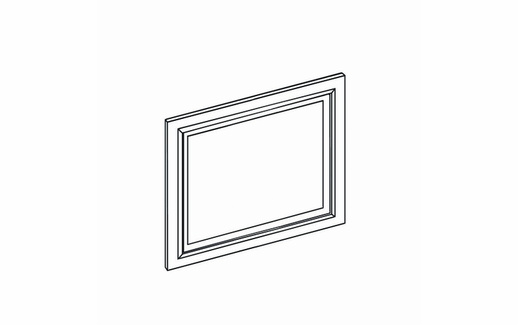 BDEC: Finished Decorative End Panel: Dover Norwich RTA Kitchen Cabinet