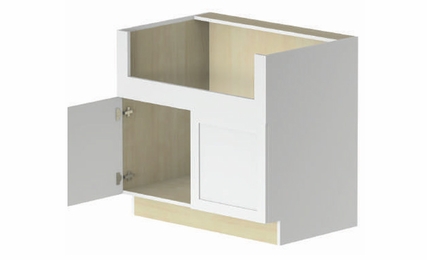 Belmont FSB36: Farm Sink Base Cabinet: Assembled Kitchen Cabinets