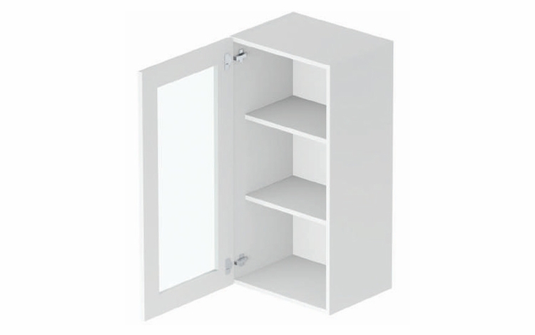 Belmont GDW1536: Glass Door Wall Cabinet: Assembled Kitchen Cabinets
