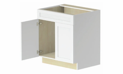 Belmont SB33: Sink Base Cabinet: Assembled Kitchen Cabinets