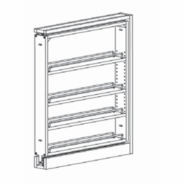 BF6PULL-SFTCLOSE: Base Filler Pull Out With Soft Close: Dover Castle RTA Kitchen Cabinet
