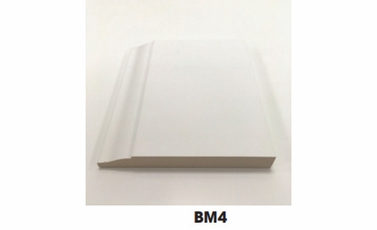 Blaze Black Shaker BM4: Base Board Molding: RTA Kitchen Cabinet