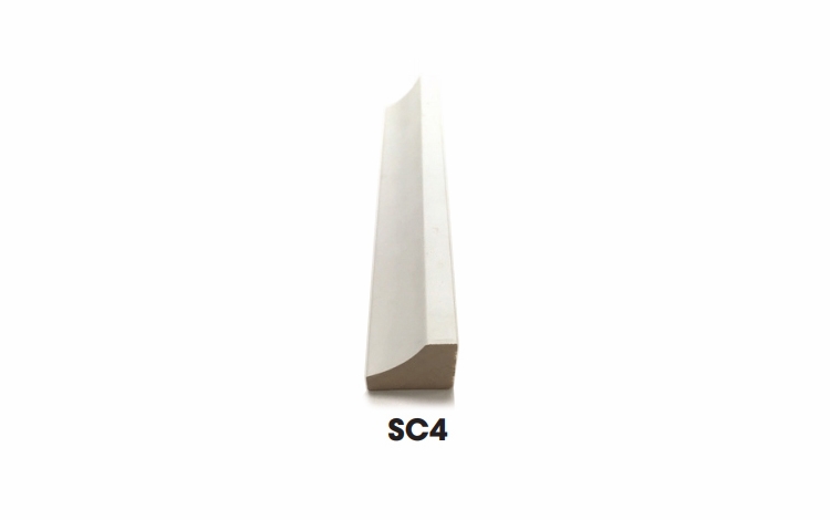 Blaze Black Shaker SC4: Inside Corner Molding: RTA Kitchen Cabinet