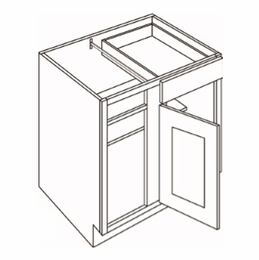 BLB36/39: Blind Base Cabinets: Country Oak Honey Kitchen Cabinets