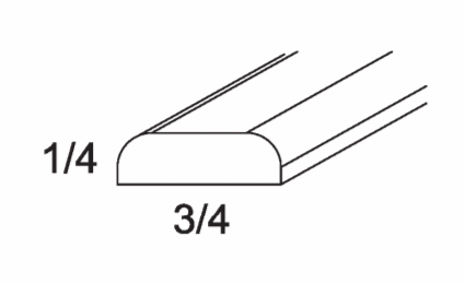 BM8: Batten Molding: Palermo Gloss White Kitchen Cabinets