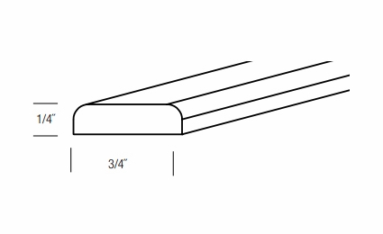 BTM8: Batten Molding: Dover Castle RTA Kitchen Cabinet