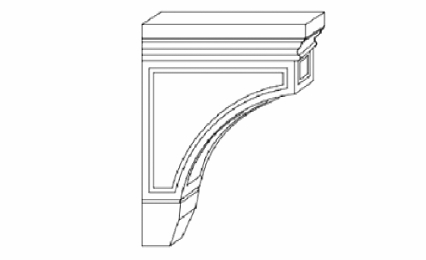 CBL11-CORBEL Accessories:Stonedale Kitchen Cabinet